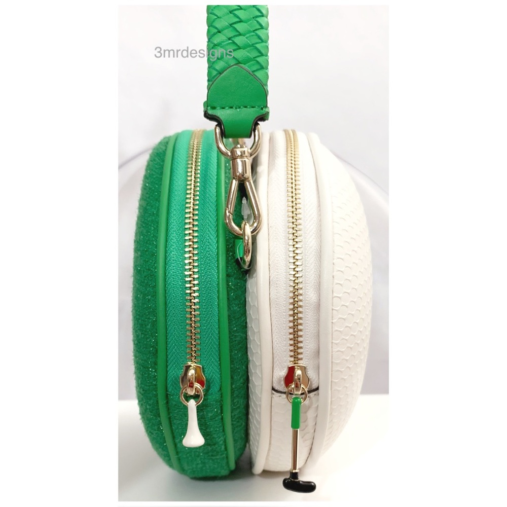 NWT Kate Spade ♠️ TEE TIME Textured Leather 3D Golf Ball Purse/Crossbody Bag - Picture 5 of 15